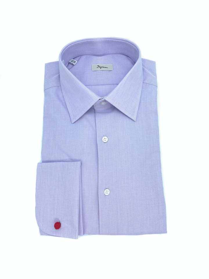 Ingram French Cuff Lavender Cotton Dress Shirt
