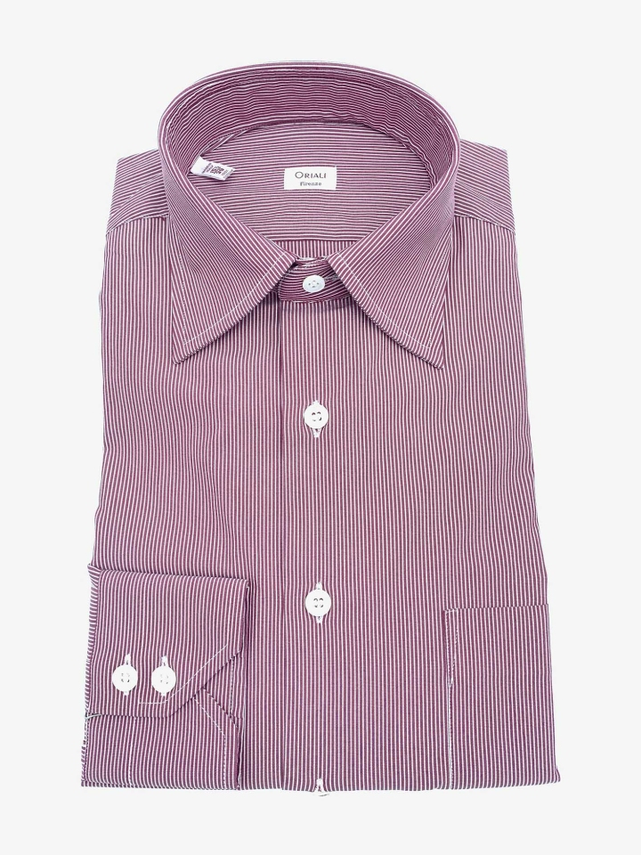 Oriali Pin Stripe Cotton Dress Shirt