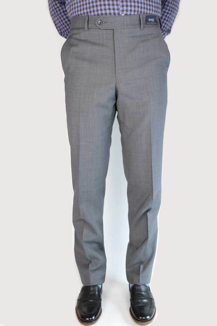 GALA Regular Fit Patterned Wool Dress Pants