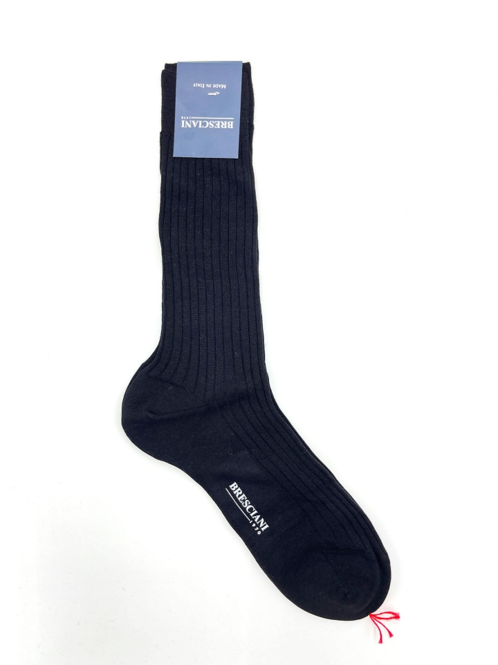 Bresciani Ribbed Wool Socks