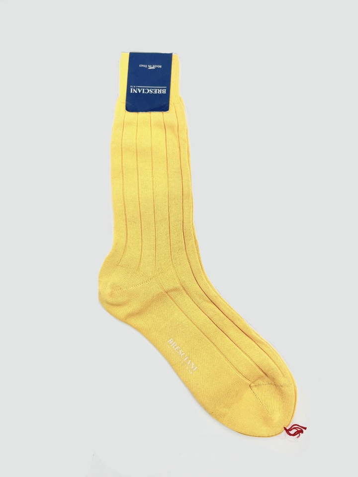 Bresciani Ribbed Cotton Socks
