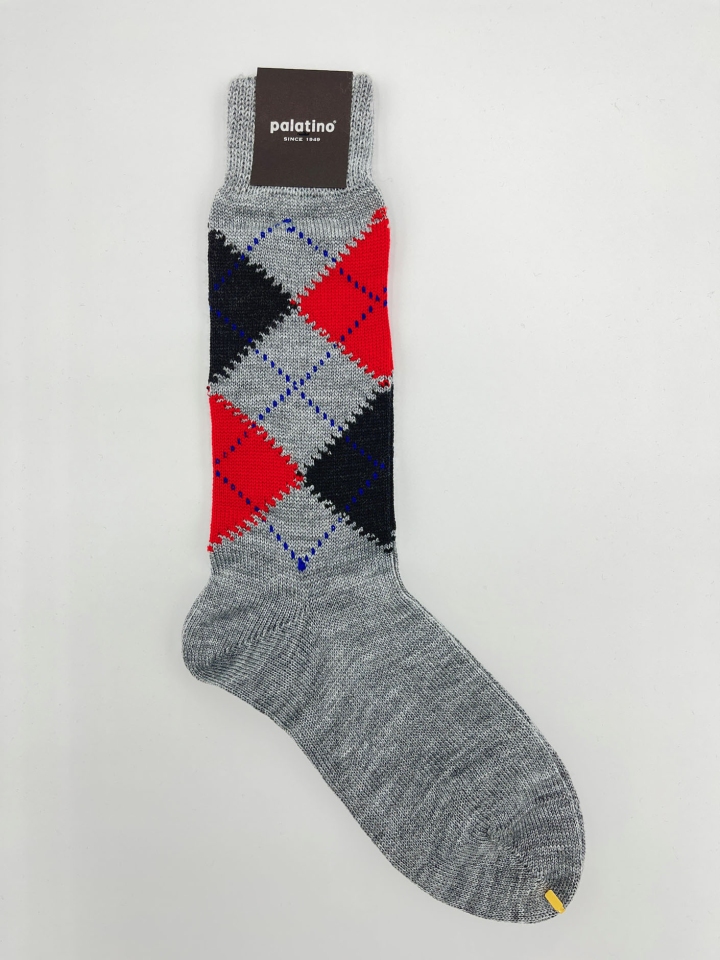 Palatino Argyle Australian Merino Wool Socks