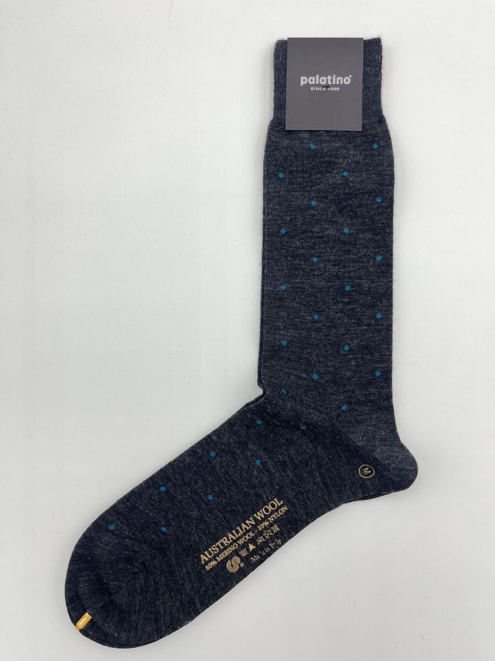 Palatino Polka Dot Merino Wool Socks