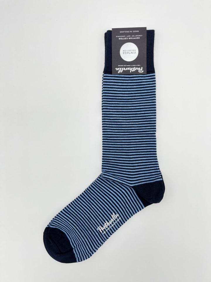 Pantherella Side Stripe Cotton Socks
