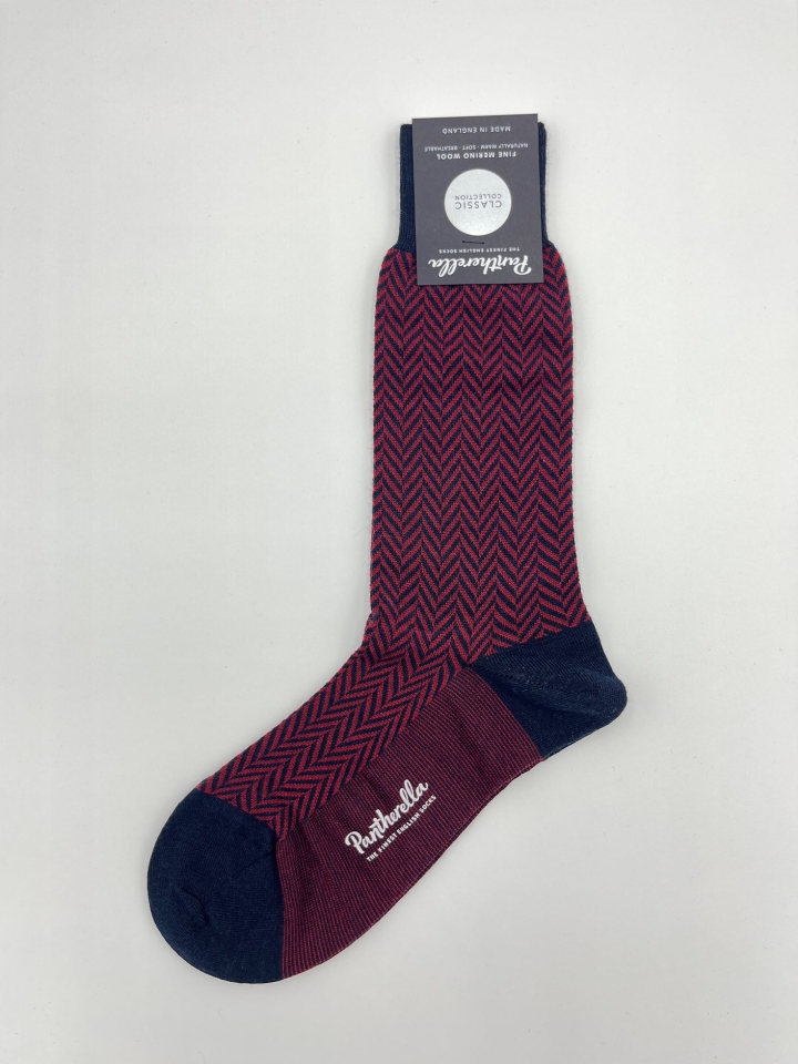 Pantherella Herringbone Merino Wool Socks