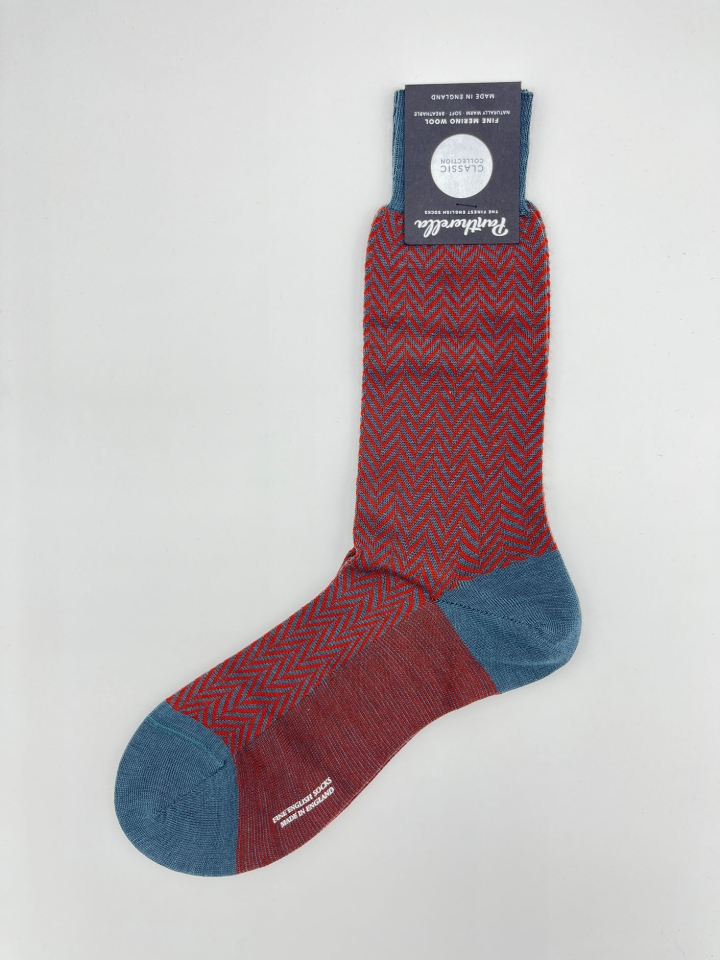 Pantherella Herringbone Merino Wool Socks