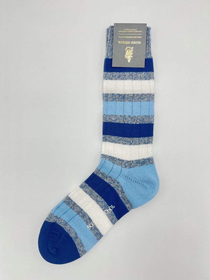 Scott-Nichol Appleton Stripe Cotton Socks