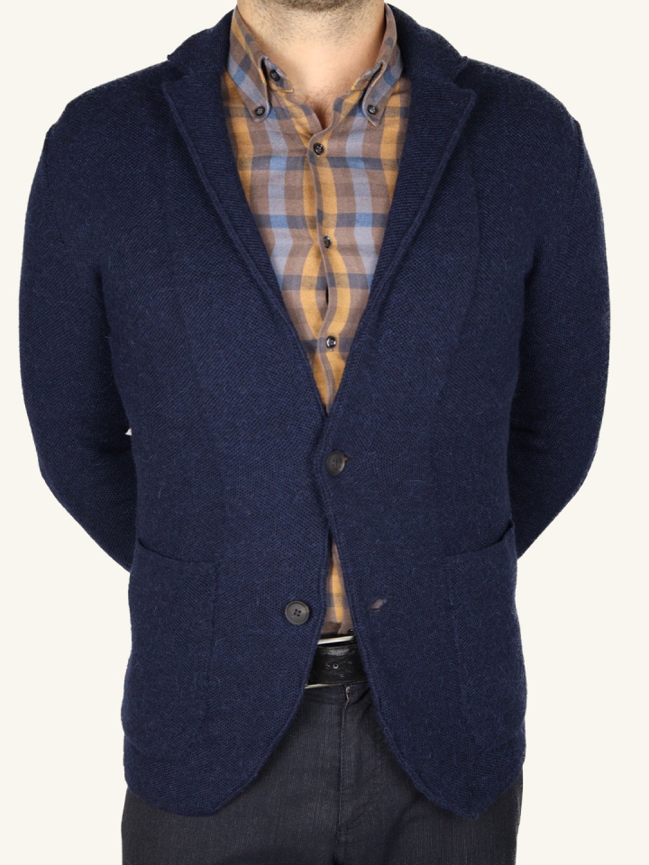 Anonym Alpaca/Wool Knit Blazer