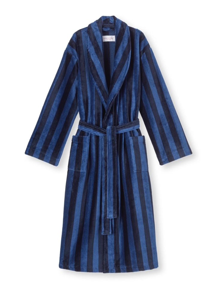 Derek Rose Men's Terry Cotton Bath Robe