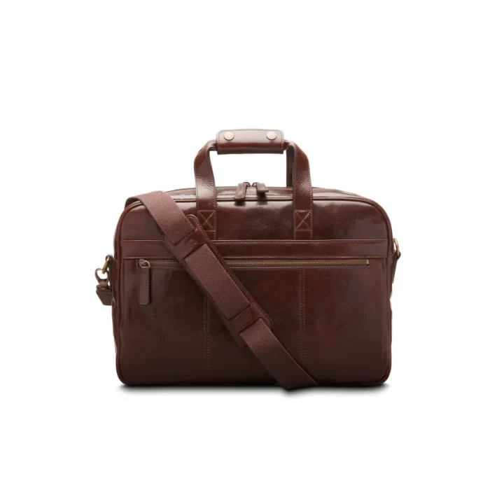 Bosca Firenze Single Gusset Leather Shoulder Bag