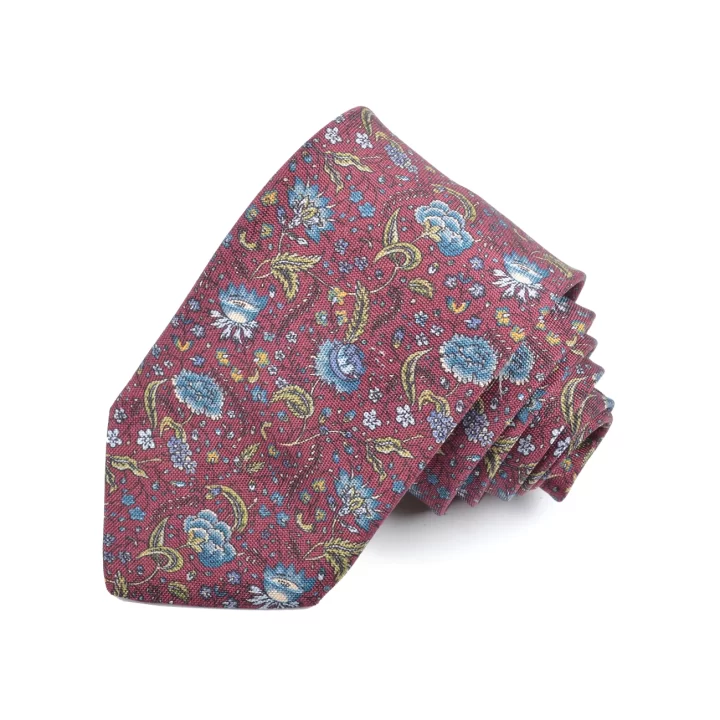 Dion Panama Floral Silk Tie
