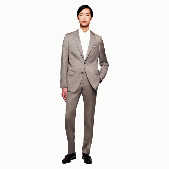Mirto Pin Stripe Wool Suit