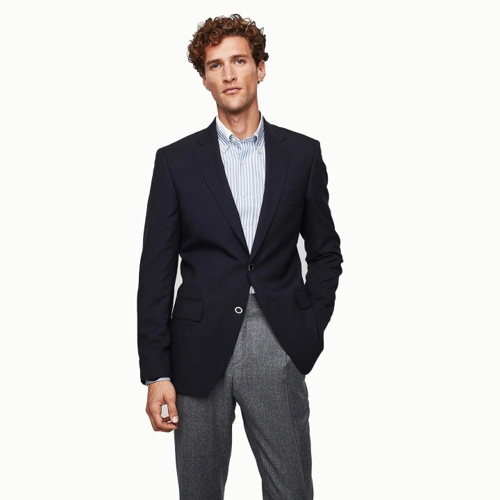 Mirto Navy Wool Blazer