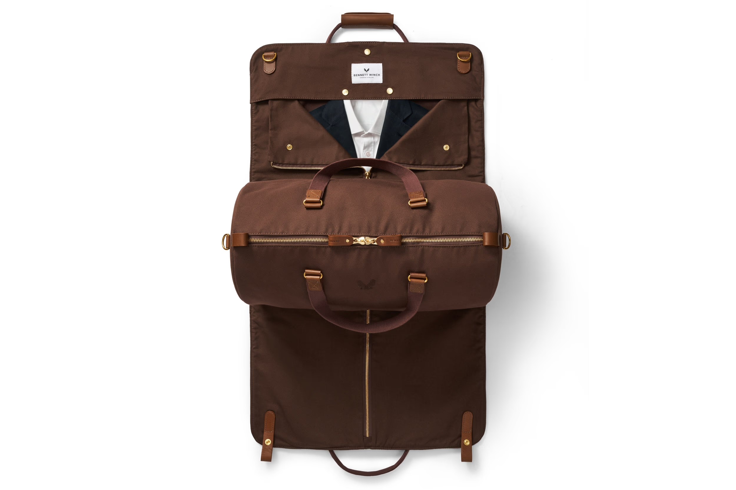 Bennett Winch 2-Piece Canvas Suit Holdall Bag
