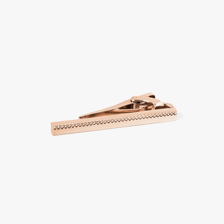 Tateossian Zen Tie Clip - Rose Gold Finish