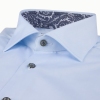 Stenstroms Blue Twill Regular Fit Cotton Dress Shirt