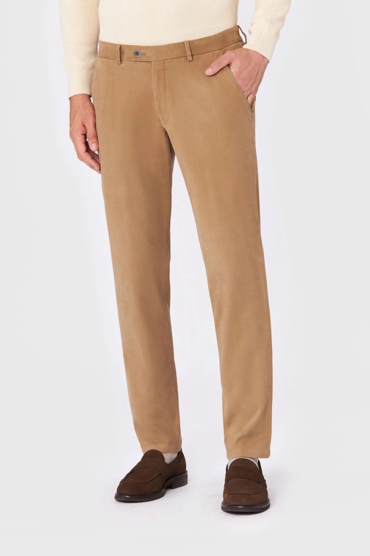 Hiltl Slim Fit Soft Stretch Waistband Cotton Pants