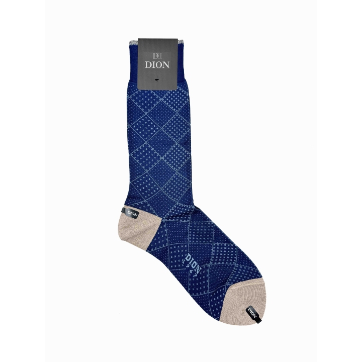 DION Vintage Check Socks