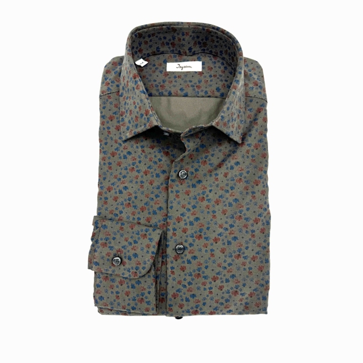 Ingram Bedford Cord Floral Cotton Shirt