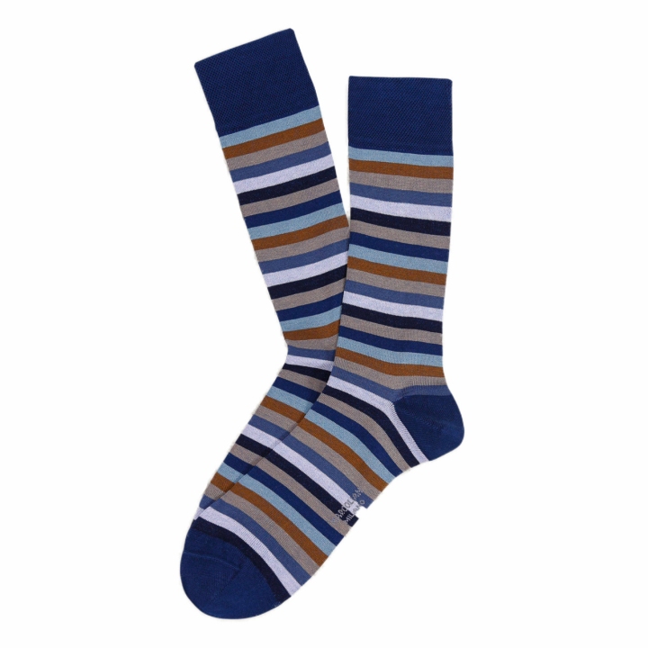 Marcoliani Rainbow Stripe Cotton Socks