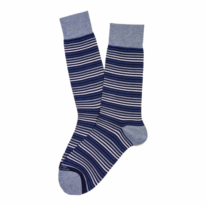Marcoliani Simple Stripe Cotton Socks