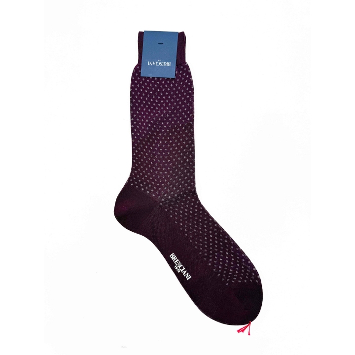 Bresciani Micro Pattern Cotton Socks