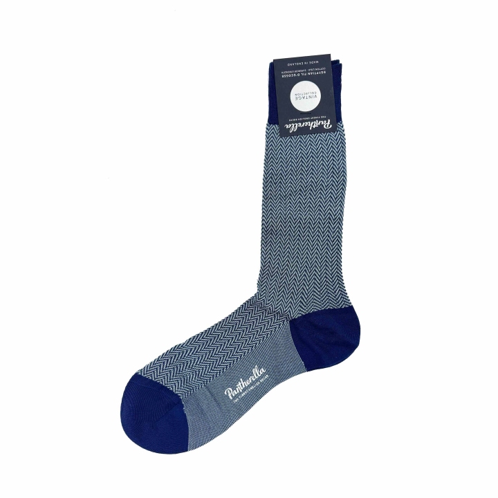 Pantherella Herringbone Cotton Socks