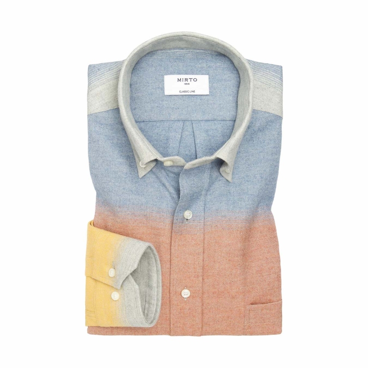 Mirto Degradé Flannel Cotton Shirt