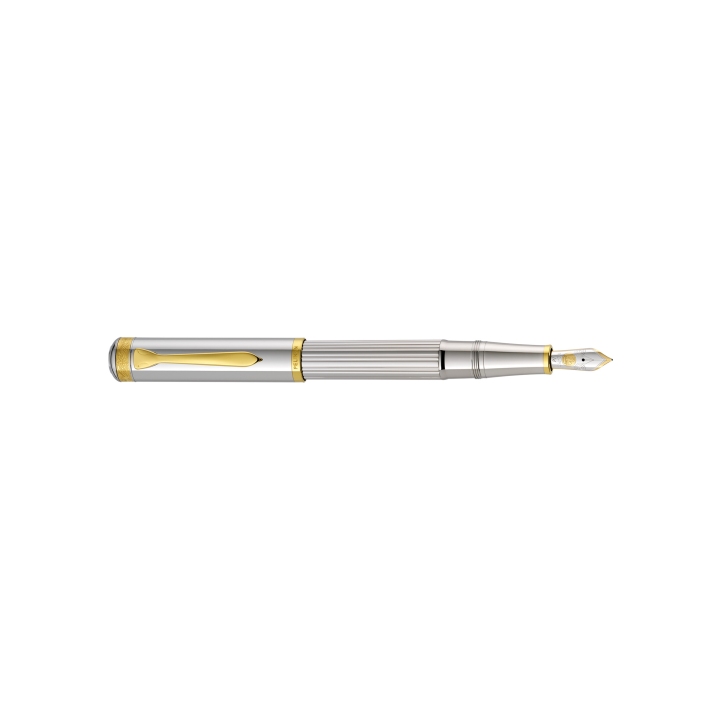 Pelikan Majesty Sterling Silver with Gold Trim Fountain Pen