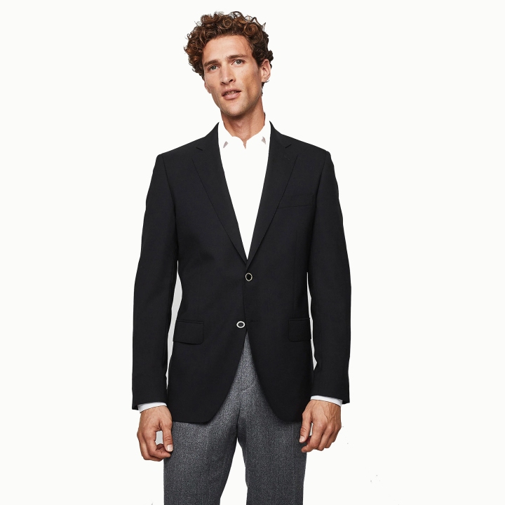 Mirto Black Wool Blazer