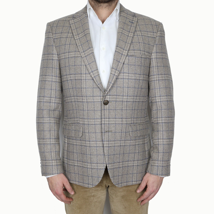 Baumler Brushed Wool Check Jacket