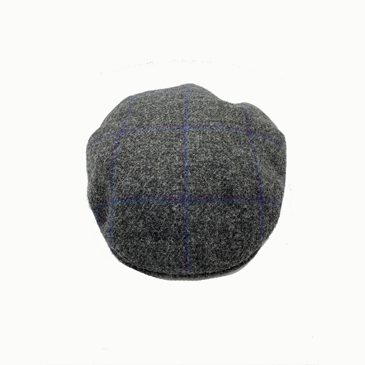 Jonathan Richard Grey Irish Wool Flat Cap