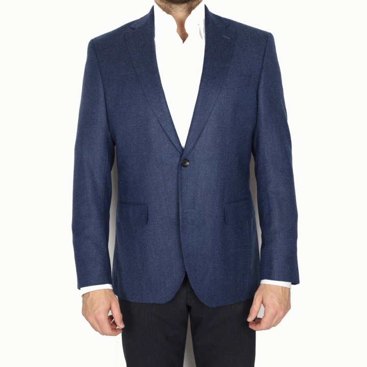 Jack Victor Blue Wool Sports Jacket
