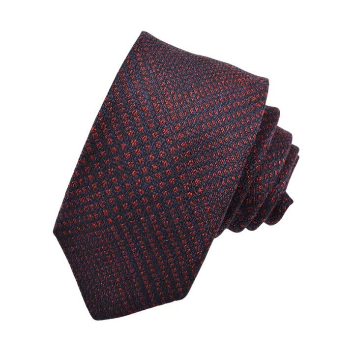 Dion Woven Jacquard Heathertone Glencheck Tie