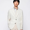 Mirto Ecru Cotton & Linen Sport Jacket