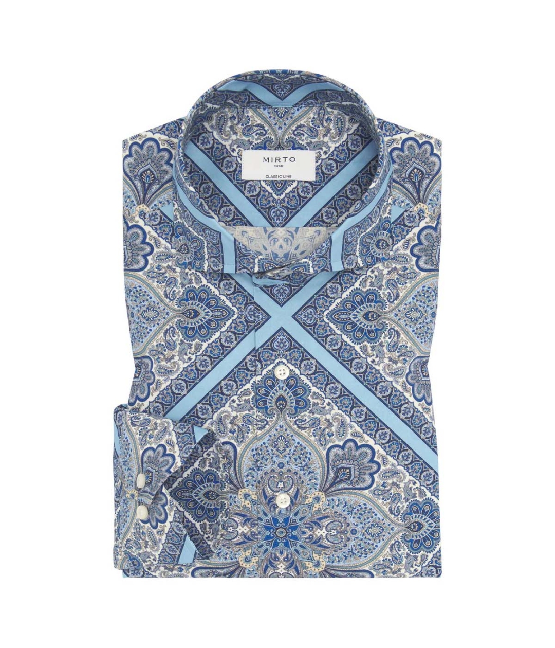 Mirto Ornamental Paisley Cotton Shirt