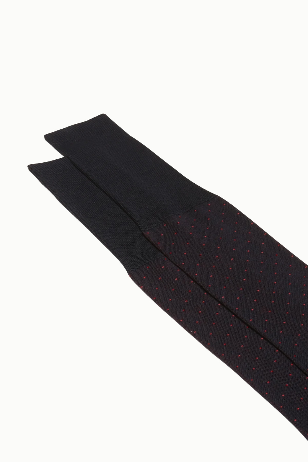Bresciani Knee Length Executive Polka Dot Wool Socks