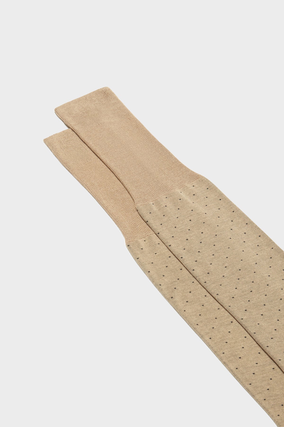 Bresciani Knee Length Executive Polka Dot Wool Socks
