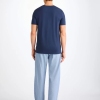Derek Rose Cotton Puppytooth Lounge Pyjama Pants