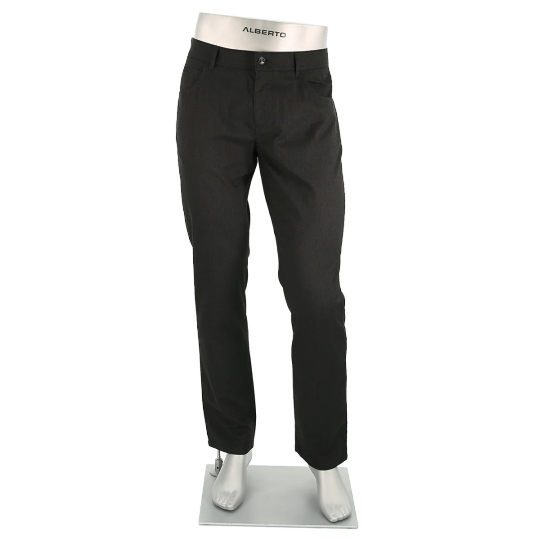 Alberto Textured Ceramica Regular Fit Pants