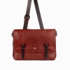 Salvatore Sorrentino Leather Convertible Messenger Bag - 14"