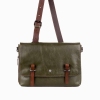 Salvatore Sorrentino Leather Convertible Messenger Bag - 17"