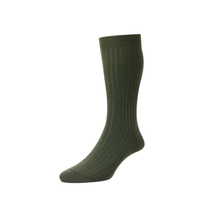 Pantherella Ribbed Merino Wool Men's Socks