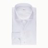 Stenstroms White Twill Regular Body Cotton Dress Shirt
