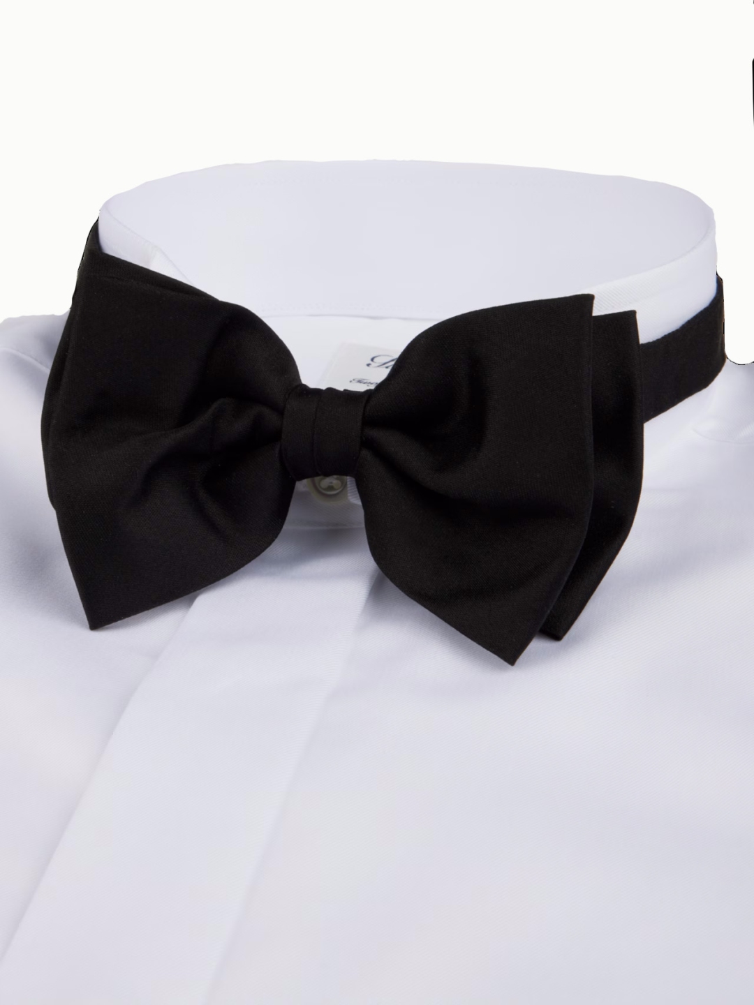Stenstroms White Wingtip Collar Cotton Tuxedo Shirt