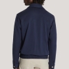 Jack Victor Navy Cotton and Cashmere Bomber Jacket