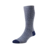Pantherella Ribbed Cotton/Linen Blend Men's Socks