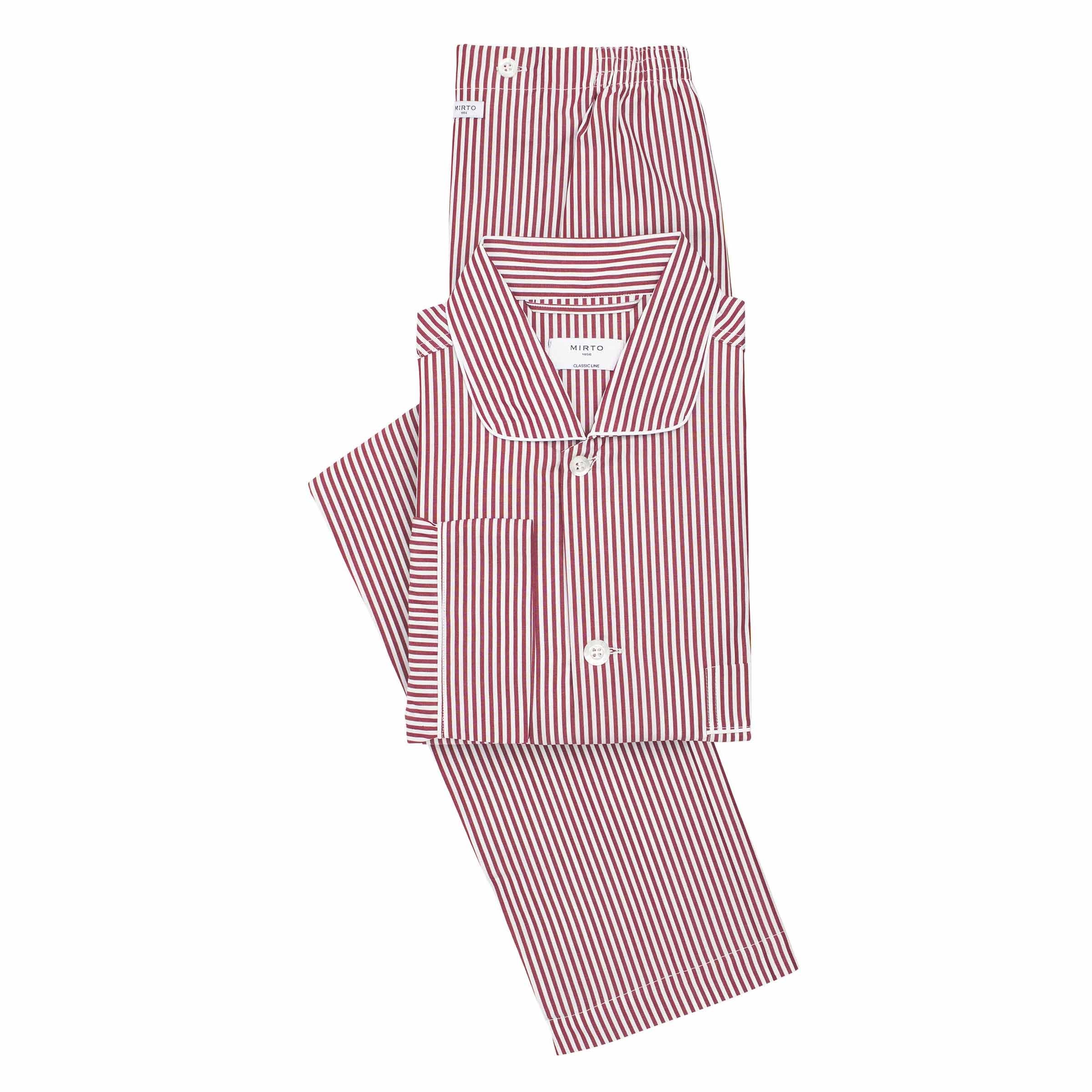 Mirto Striped Striped Cotton Pyjamas