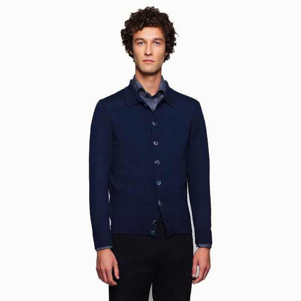 Mirto Knit Wool Overshirt