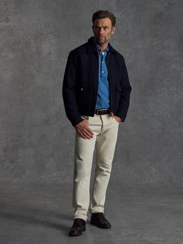 Private White V.C. Harris Tweed Bomber